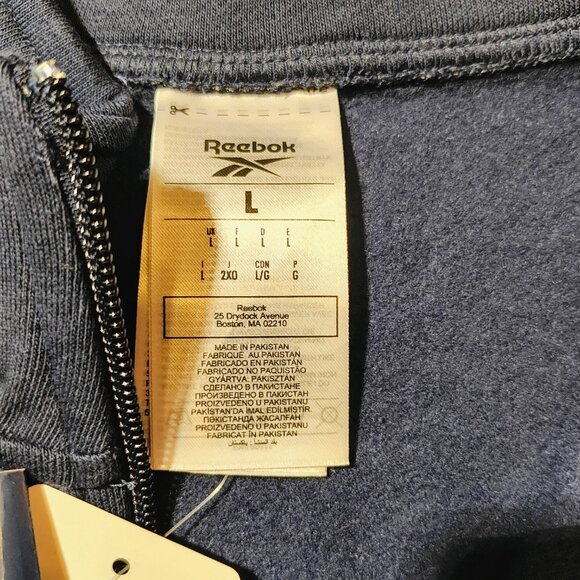 NWT Men's Reebok Court Sport Track Jacket - Picture 6 of 6